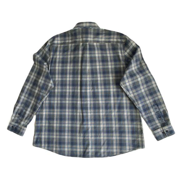 Johnnie-O Shirt Men's XXL Long Sleeve Button-Down Shirt Heather Gray Check NEW - Picture 4 of 11